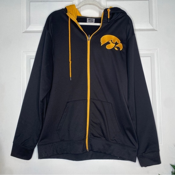 Stadium Athletics University of Iowa Hawkeyes Full Zip Up Hoodie Size XL - Picture 1 of 11